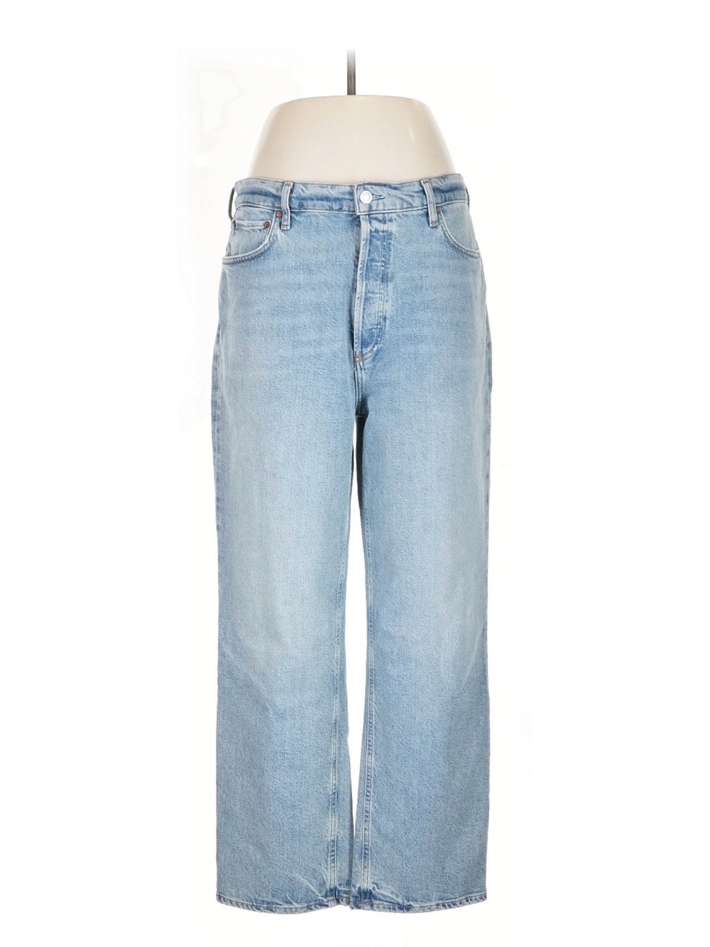 Agolde 90’s Pinch Waist Crop High Rise Straight Leg Jeans Size 32 Anthropologie